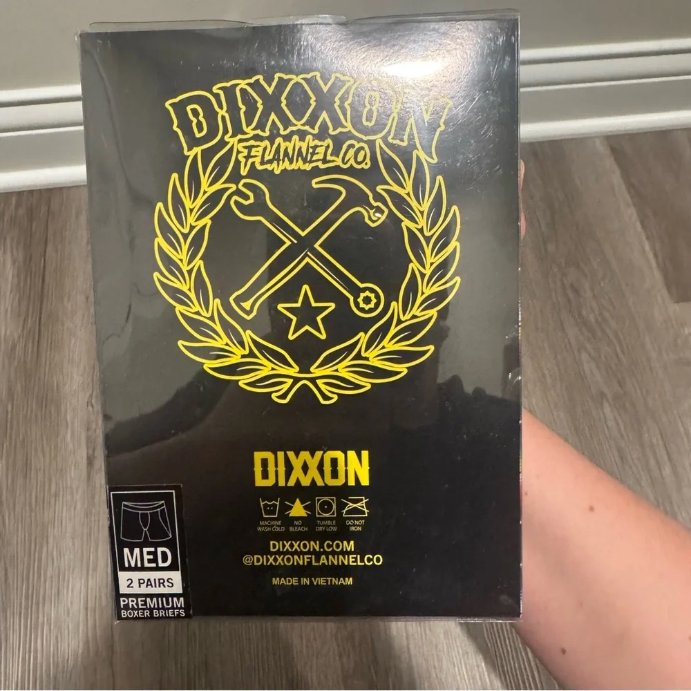 DIXXON Premium Boxer Brief 2 Pairs in Black Multicolor